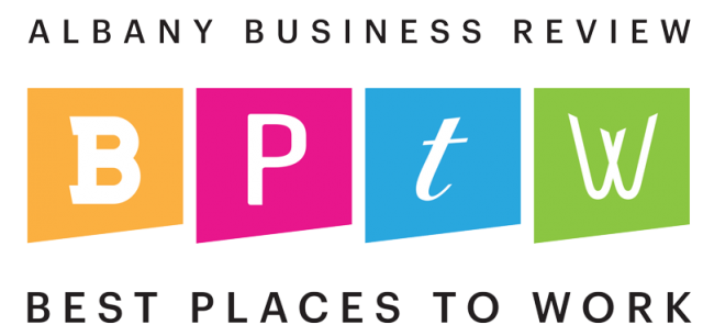 The Albany Business Review Best Places to Work badge