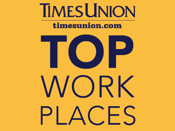 The Times Union Top Work Places badge