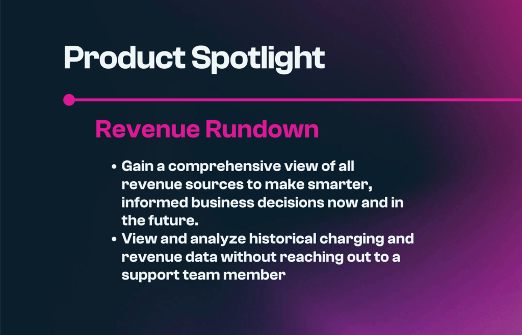 Revenue Rundown